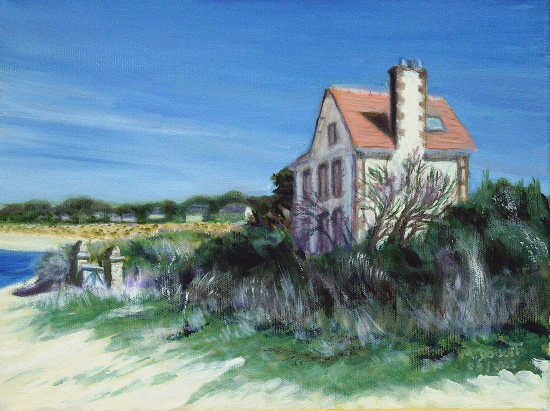 tregastel-presqu'ile renote  maison sur la plage