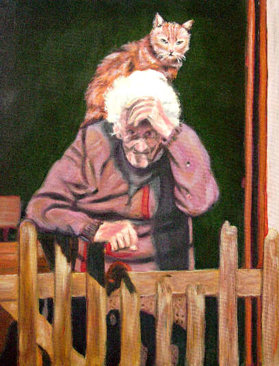 bretagne portrait au chat