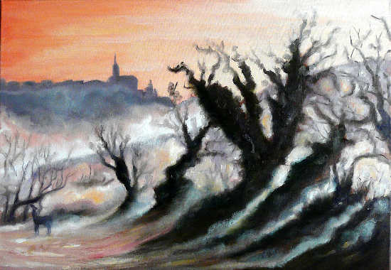 lever de soleil en hiver