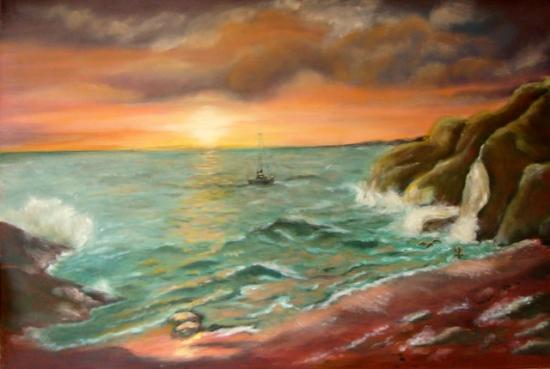 couchers de soleil aux eperlans