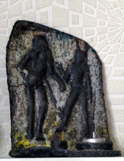bas relief afriquaines photophore