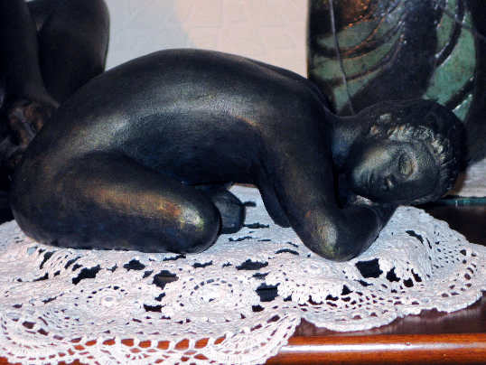 femme en position de repos