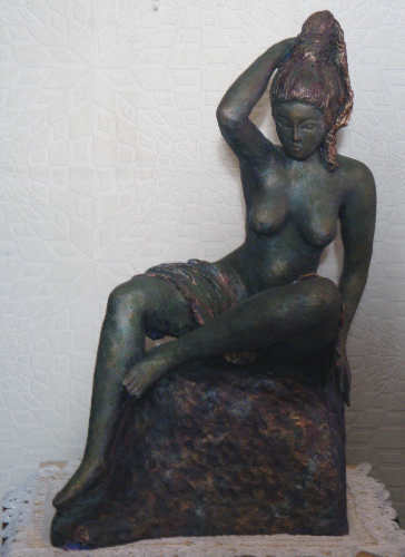 femme à la queue de cheval